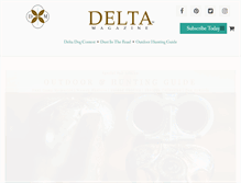 Tablet Screenshot of deltamagazine.com